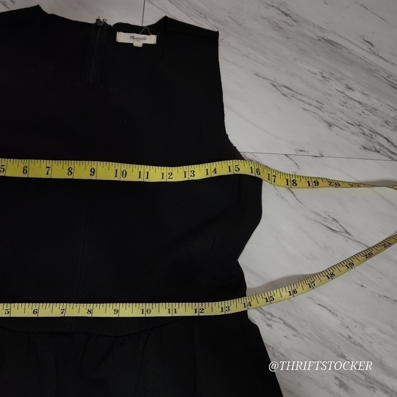 Madewell Raw Hem Silhouette Tank Dress w/ pockets - Picture 5 of 7